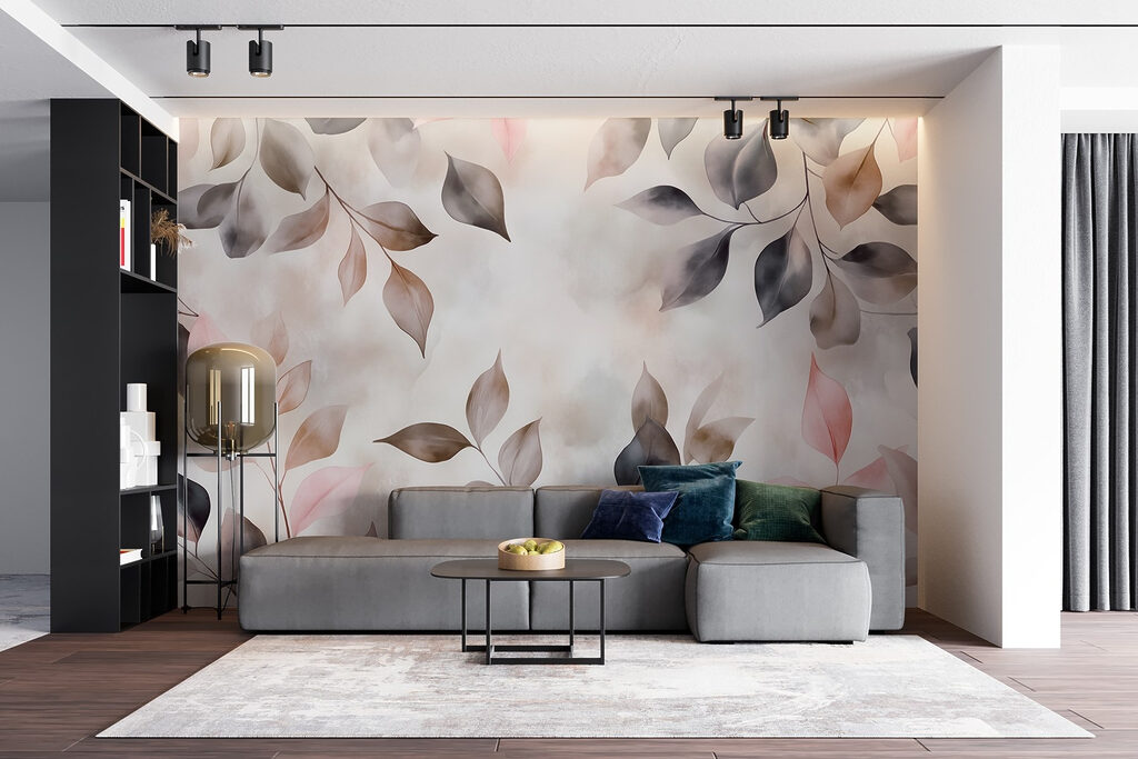 Bladtakken in roze schaduw — interieur 5