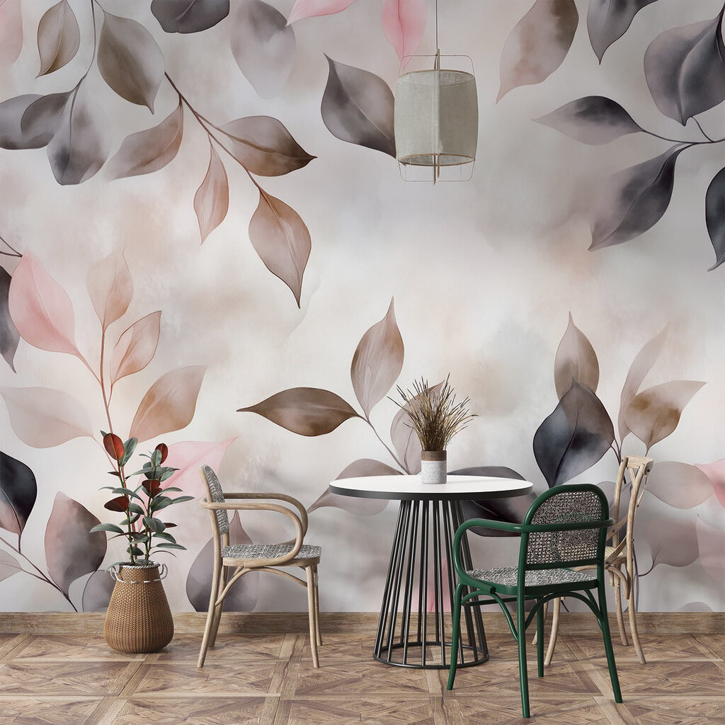 Bladtakken in roze schaduw — interieur 6