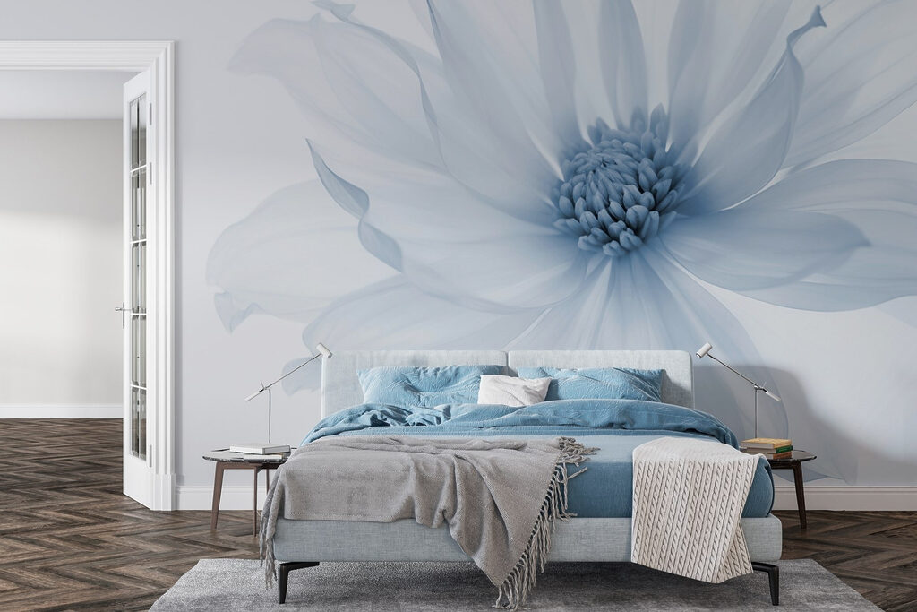 IJsbloem op lichtgrijs — interieur 3