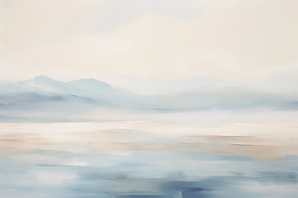 Water onder een pastelhorizon — volledig ontwerp