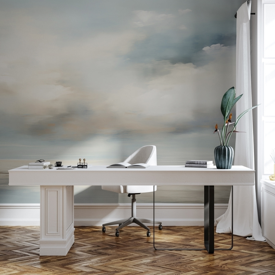 Bewolkte lucht boven water — interieur 4