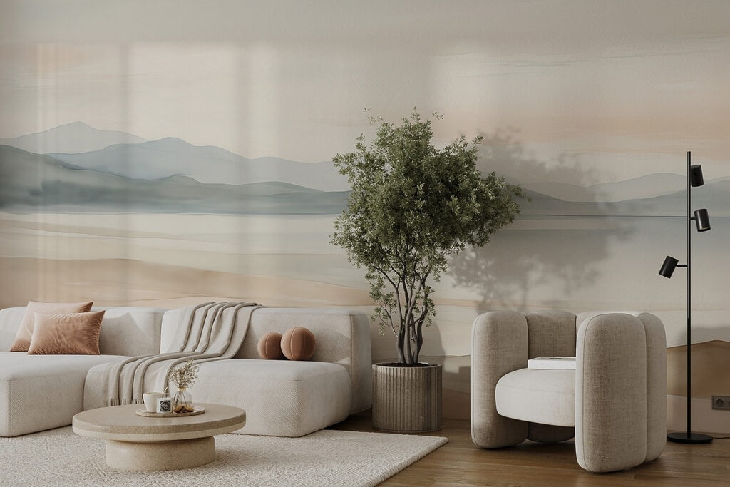 Meer voor grijsgroene heuvels — interieur 3