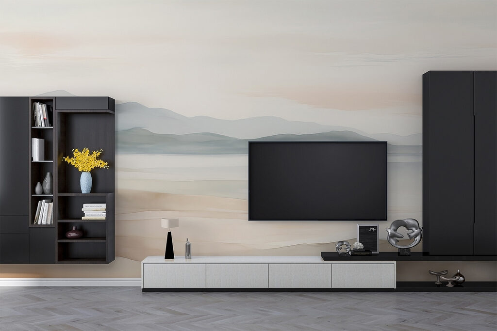 Meer voor grijsgroene heuvels — interieur 4