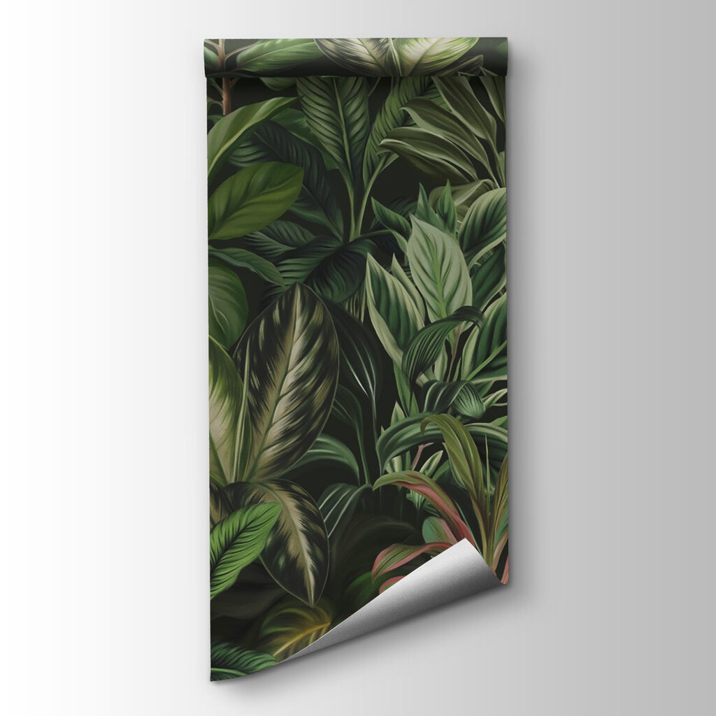 Jungle in diepe groentinten — productweergave