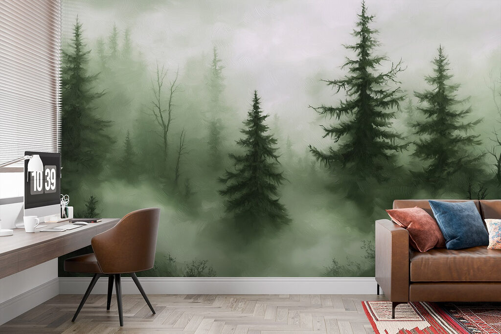 Donkere dennen, groene nevel — interieur 6
