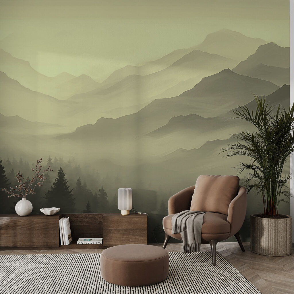 Dennen tussen bergschaduwen — interieur 1