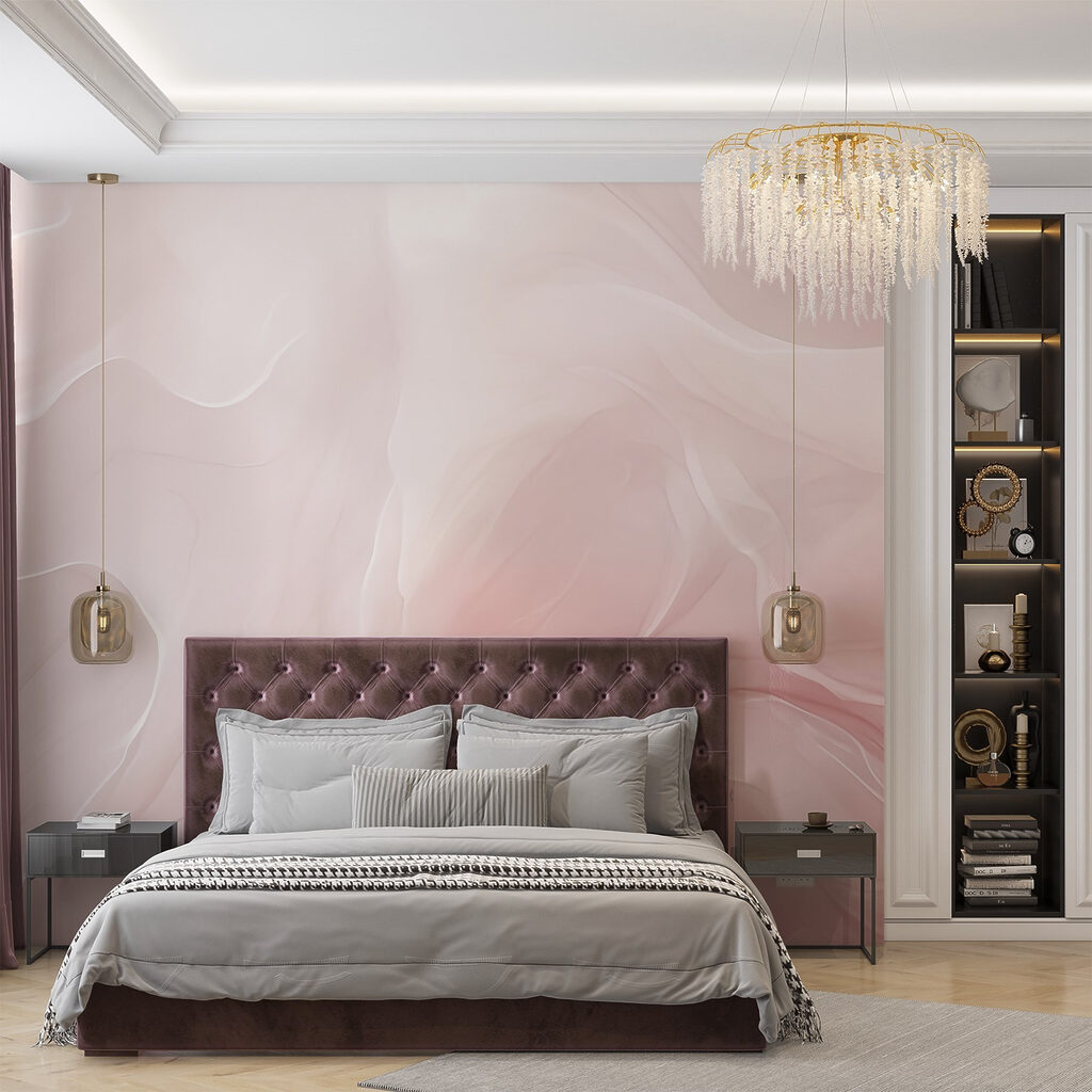 Roze lagen met aders — interieur 1