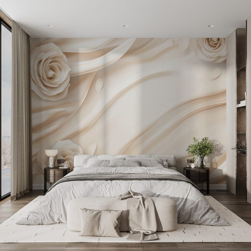 Rozen langs witte welvingen — interieur 2