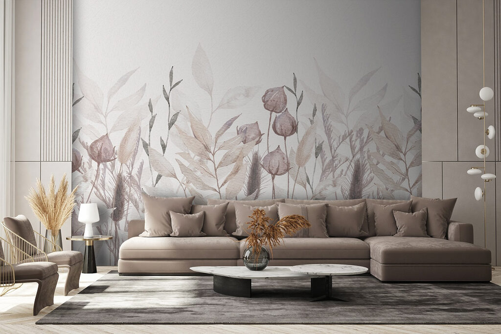 Planten en bladeren schilderen — interieur 2