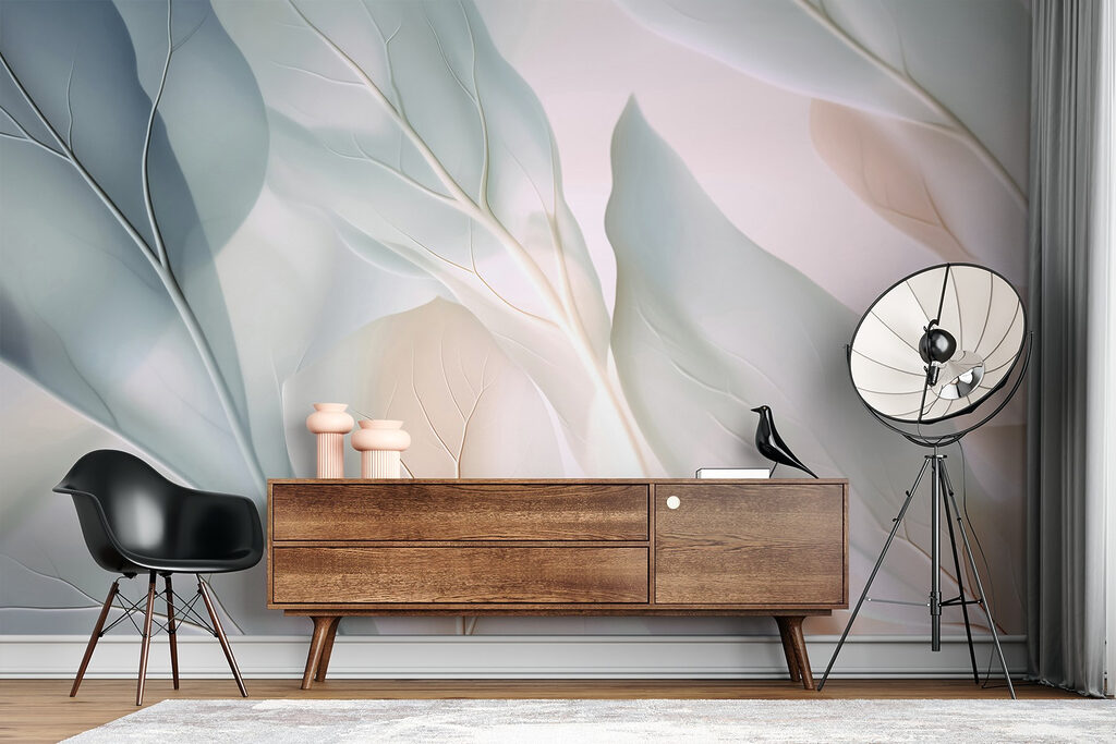 Bleke bladeren met randlicht — interieur 2