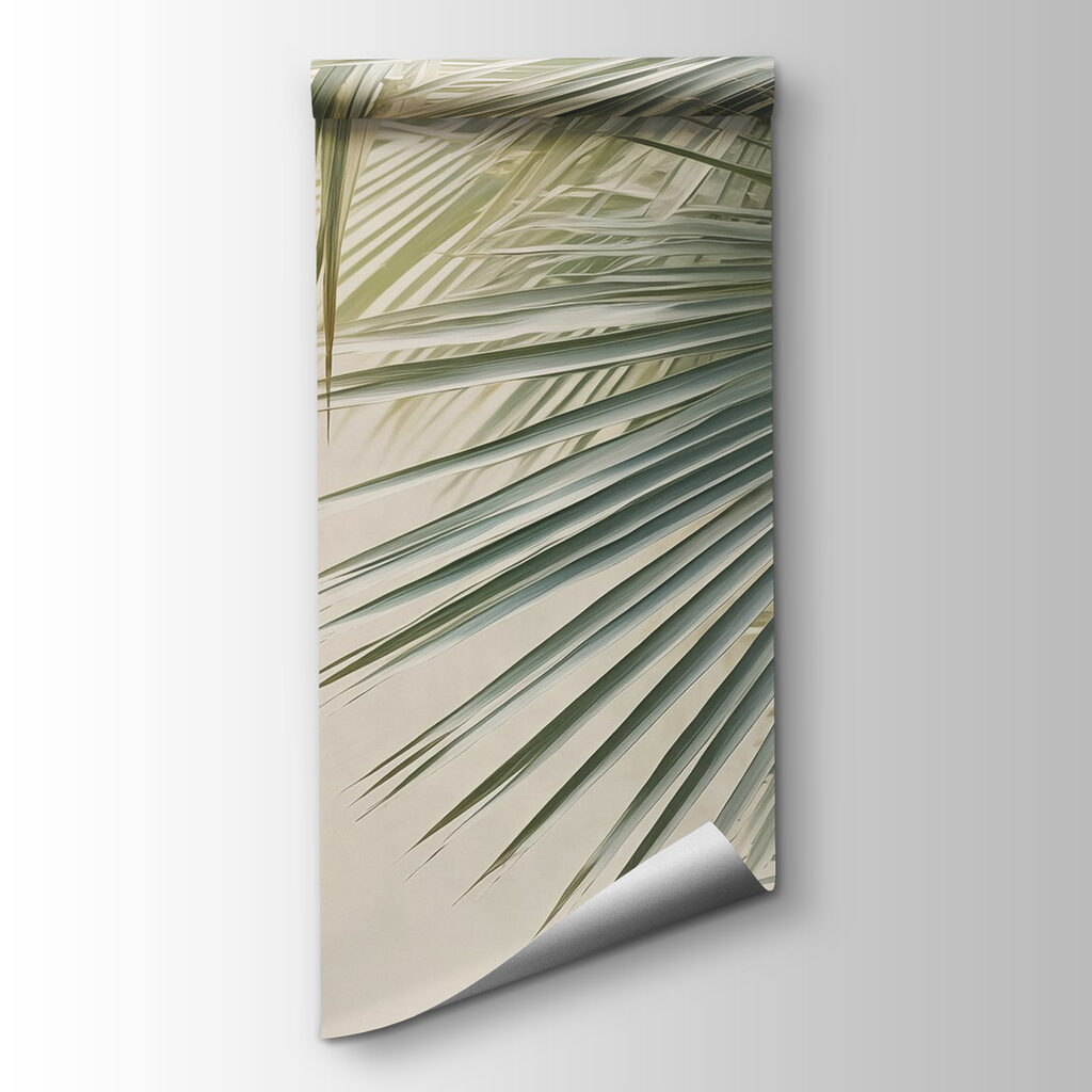 Delicate palmbladeren wiegen zachtjes — productweergave