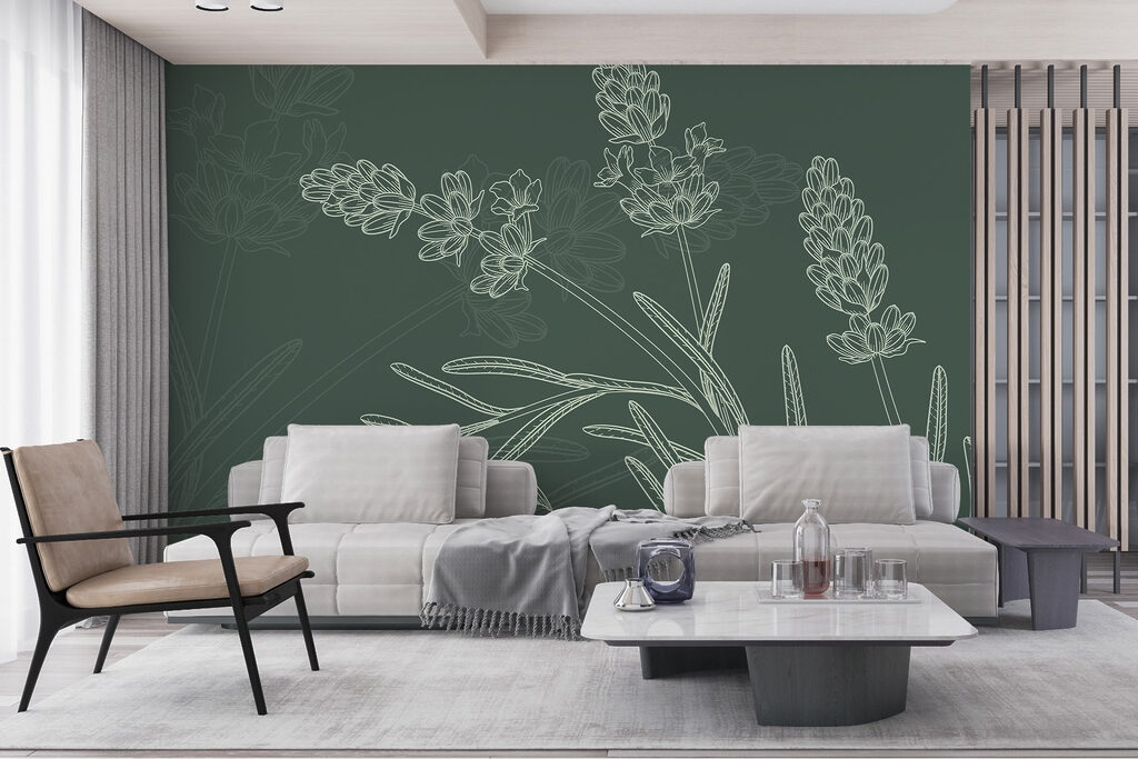 Tekening van een plant — interieur 2
