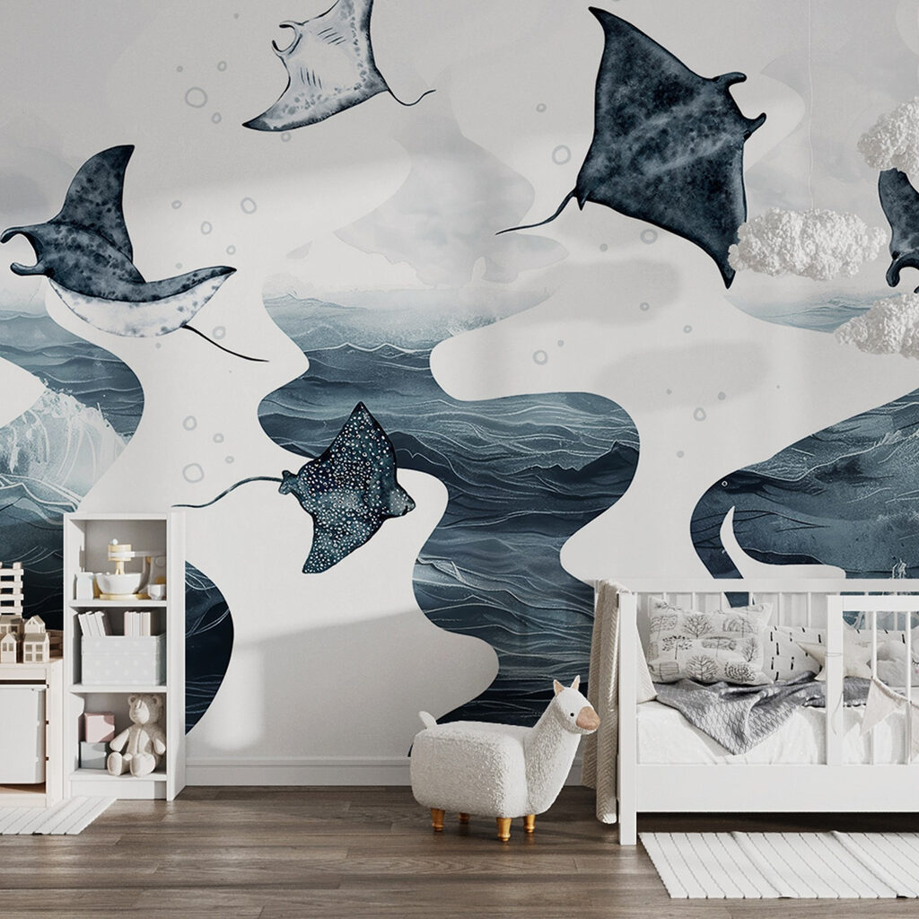 Roggen boven vloeiende banen — interieur 2