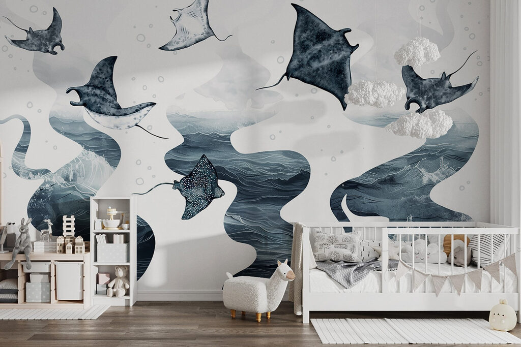 Roggen boven vloeiende banen — interieur 4