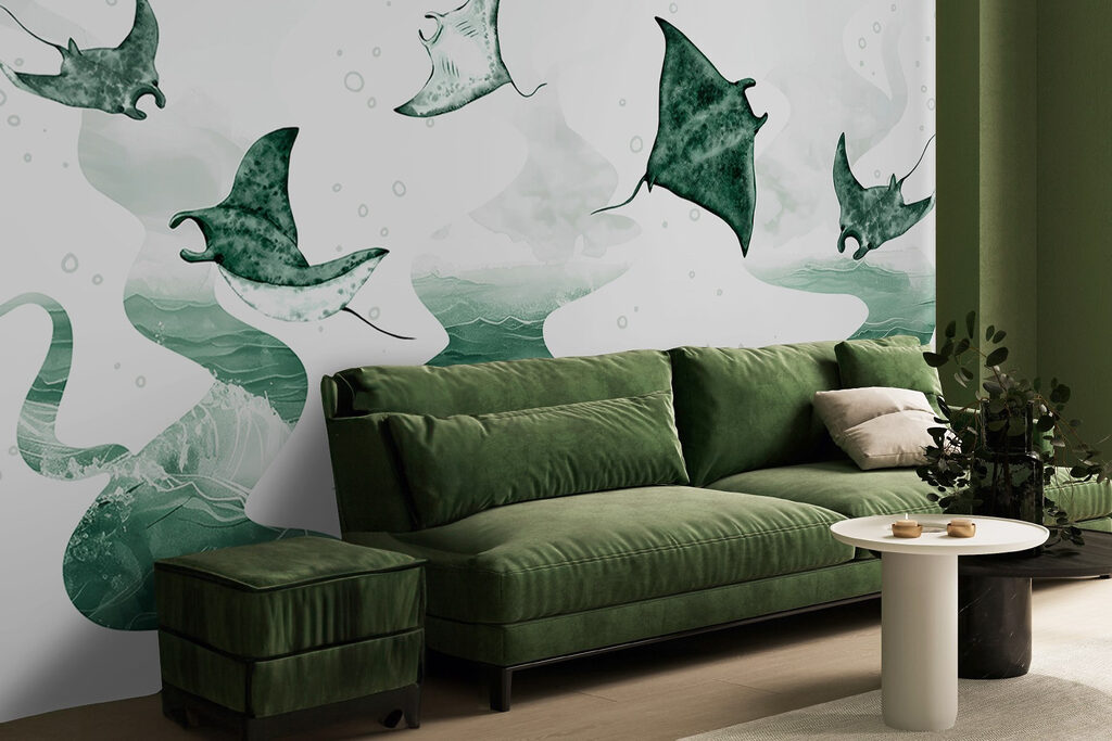 Roggen boven vloeiende banen — interieur 2