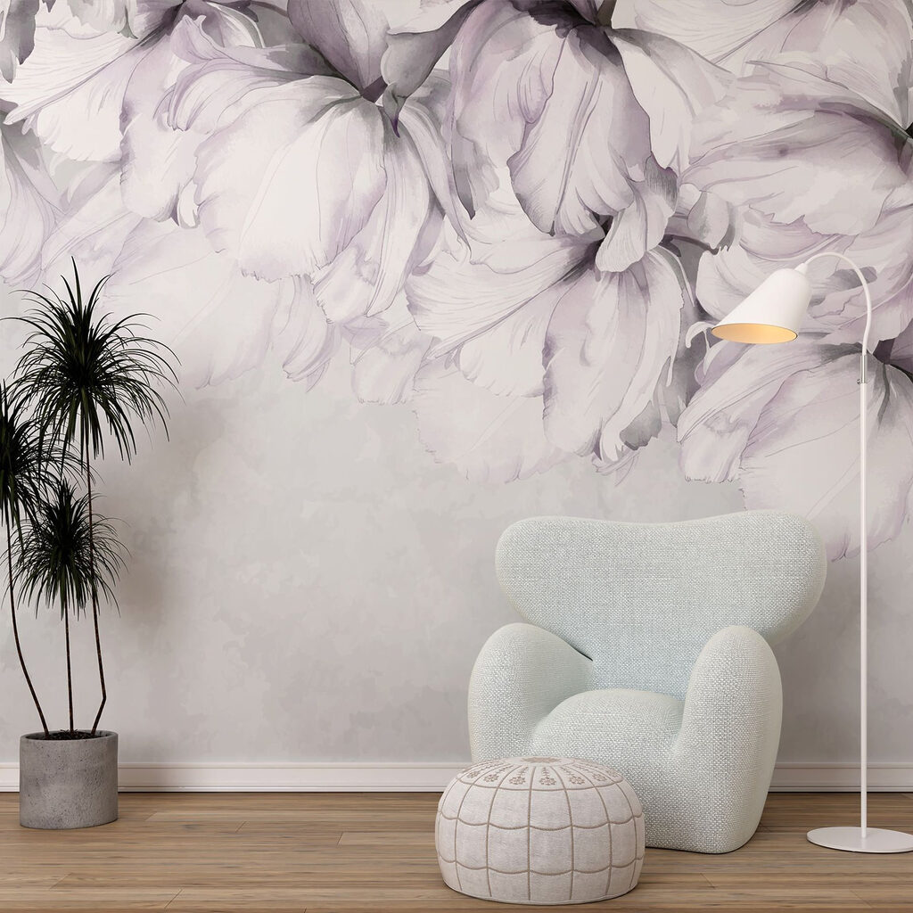 Bloemen langs de bovenrand — interieur 1