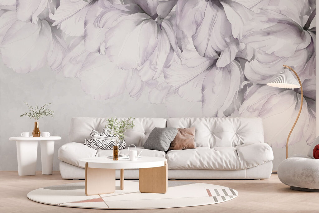 Bloemen langs de bovenrand — interieur 2