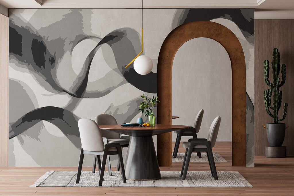 Zwarte banen in beweging — interieur 3