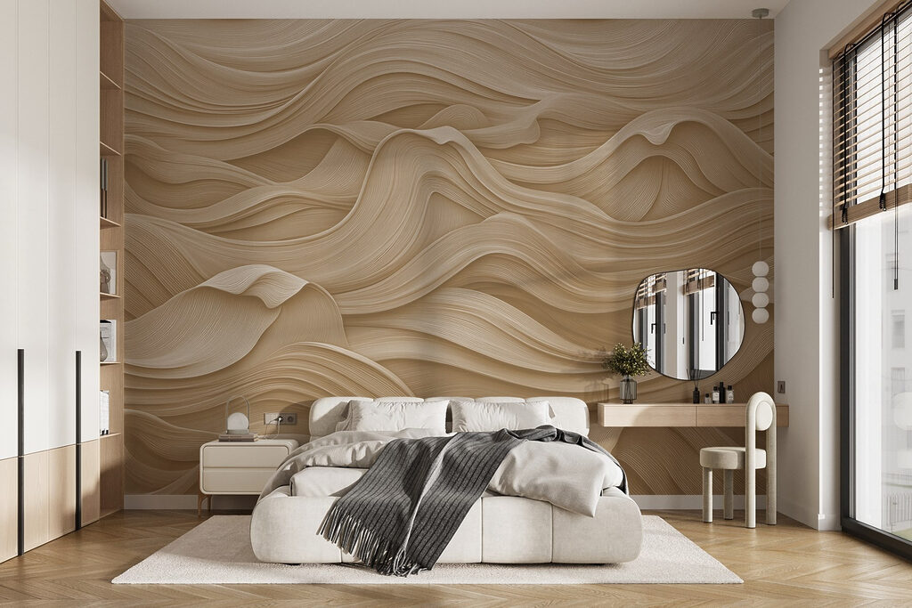 Vloeiende lijnen creëren een rustgevende esthetiek — interieur 1