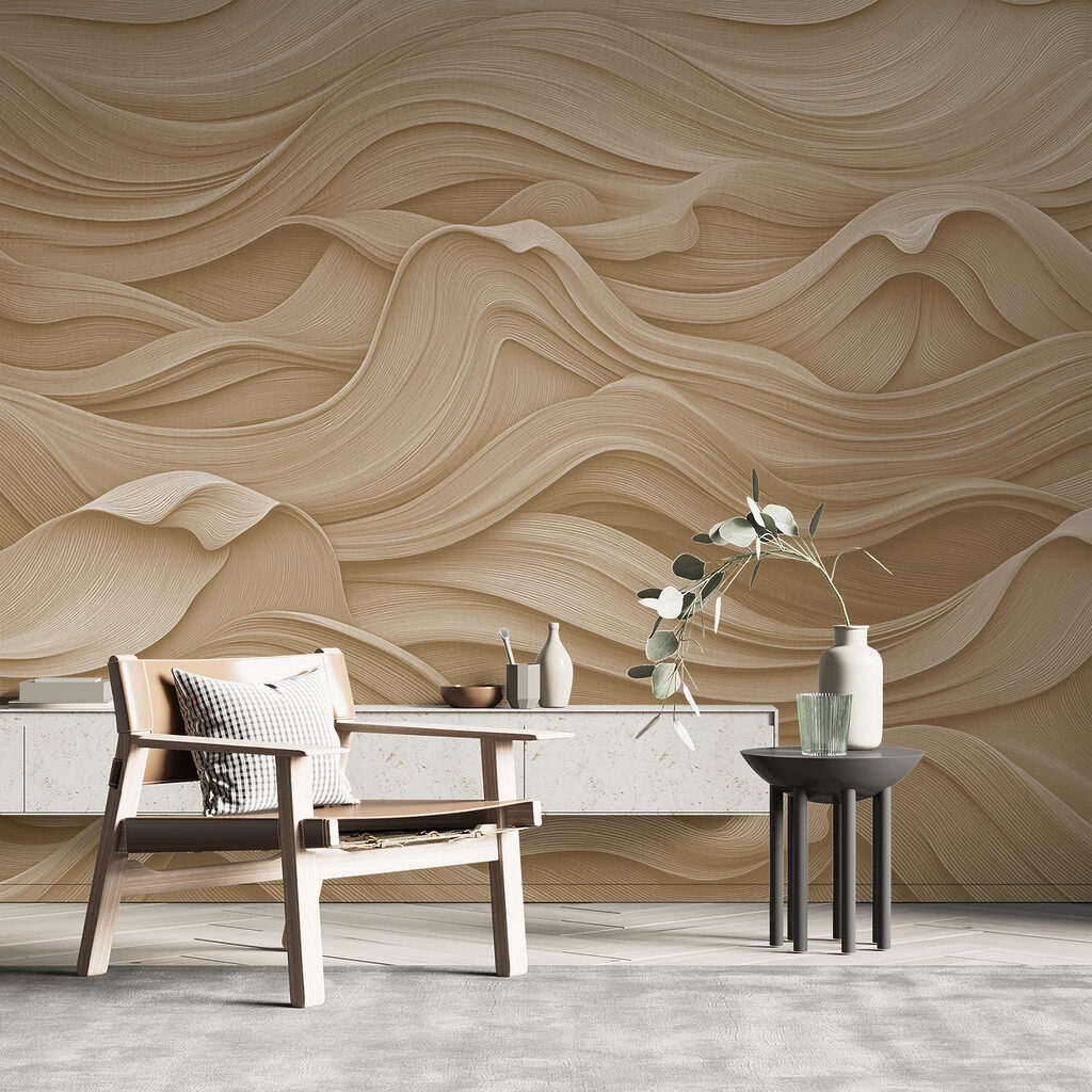 Vloeiende lijnen creëren een rustgevende esthetiek — interieur 2