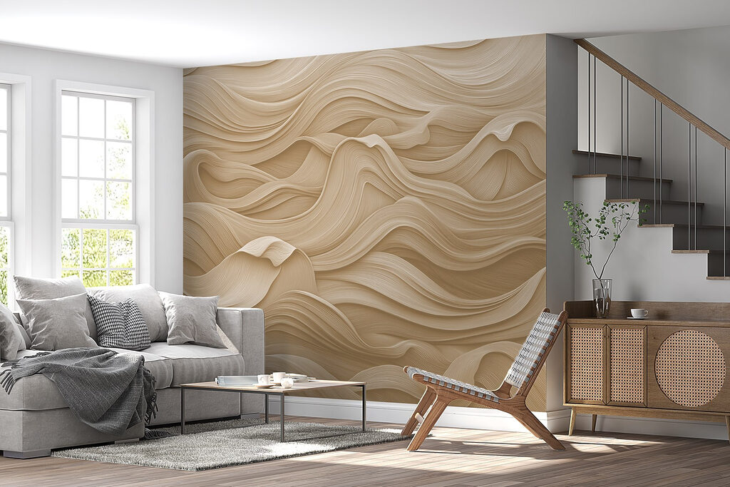 Vloeiende lijnen creëren een rustgevende esthetiek — interieur 5