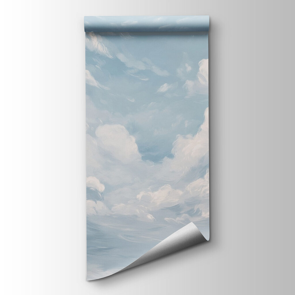 Blauwe lucht met wolken — productweergave