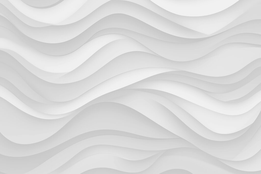 Witte golven ontvouwen zich — volledig ontwerp