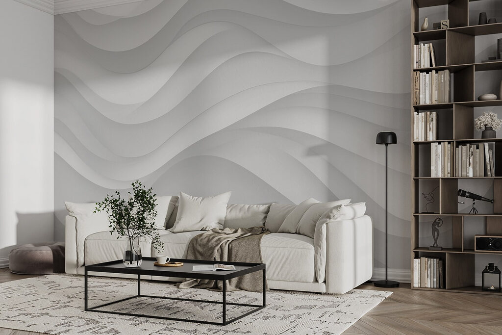Witte golven ontvouwen zich — interieur 4