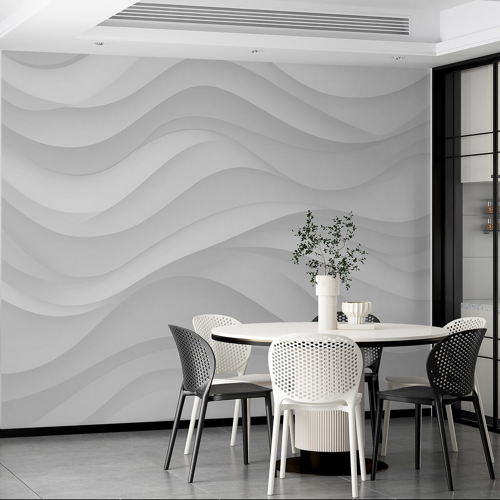 Witte golven ontvouwen zich — interieur 5