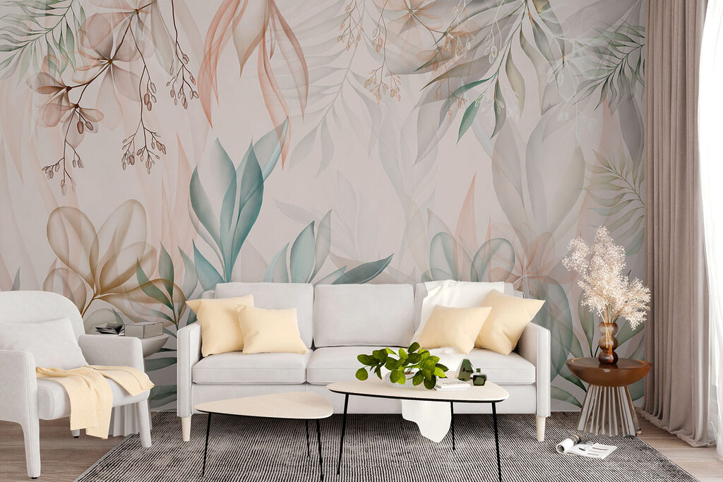 Hangende takken in pastel — interieur 2