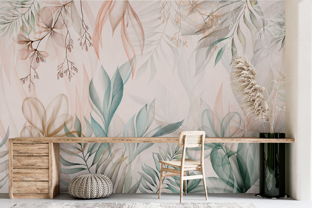 Hangende takken in pastel — interieur 4