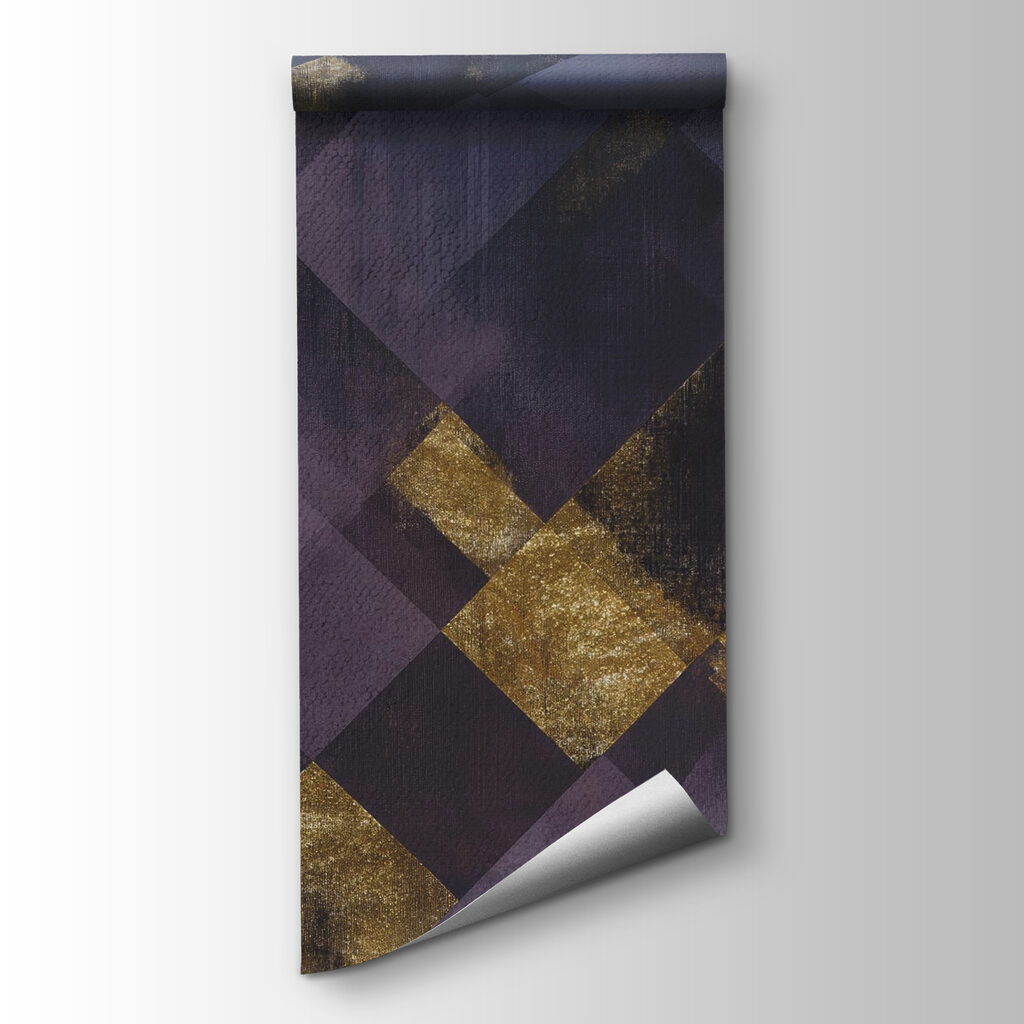 Abstracte geometrische vormen in donkere tinten — productweergave