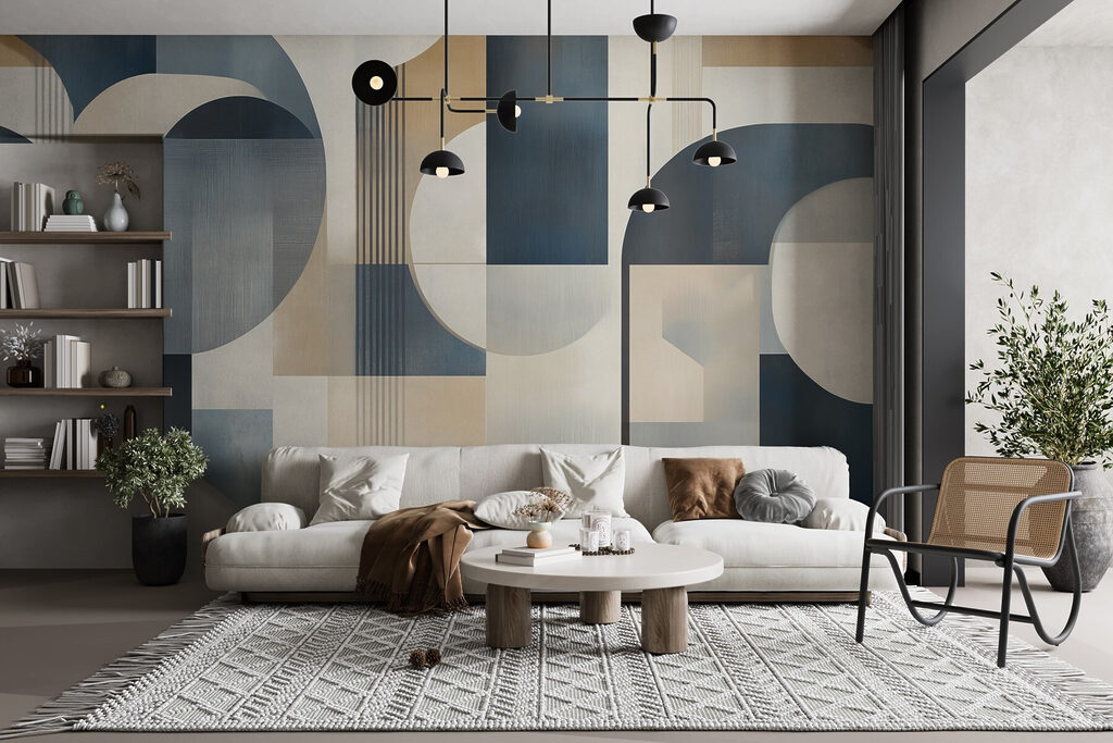 Blauwe en gouden bogen — interieur 3
