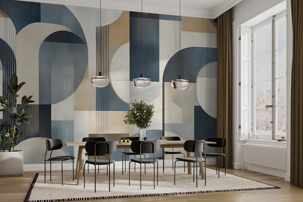 Blauwe en gouden bogen — interieur 5
