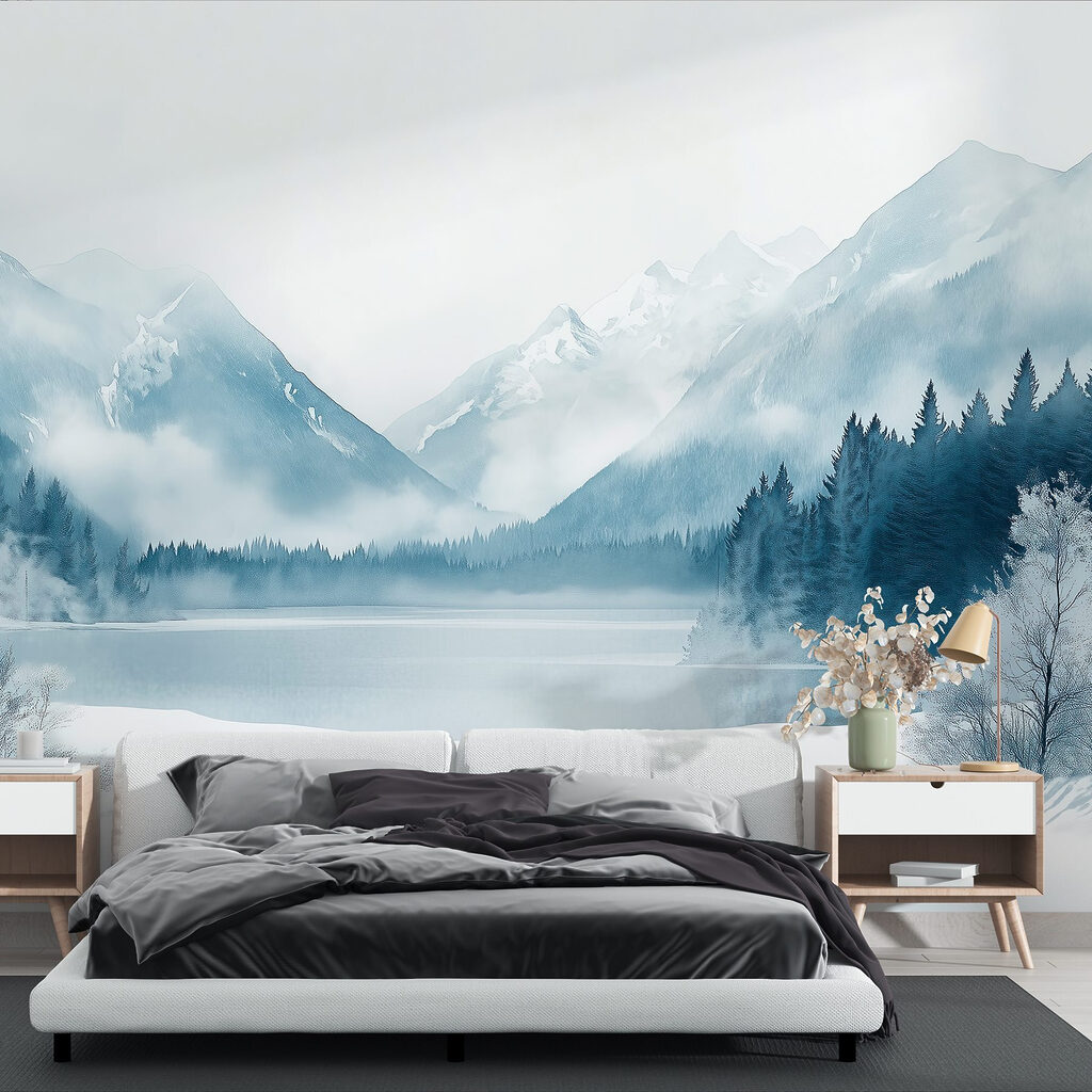 Wintermeer in koele nevel — interieur 2