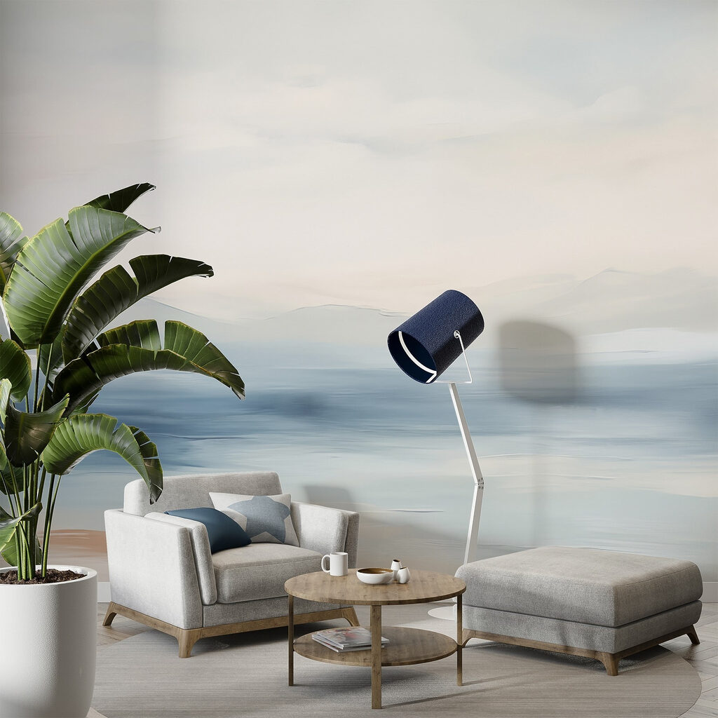 Water met een bewolkte hemel — interieur 3