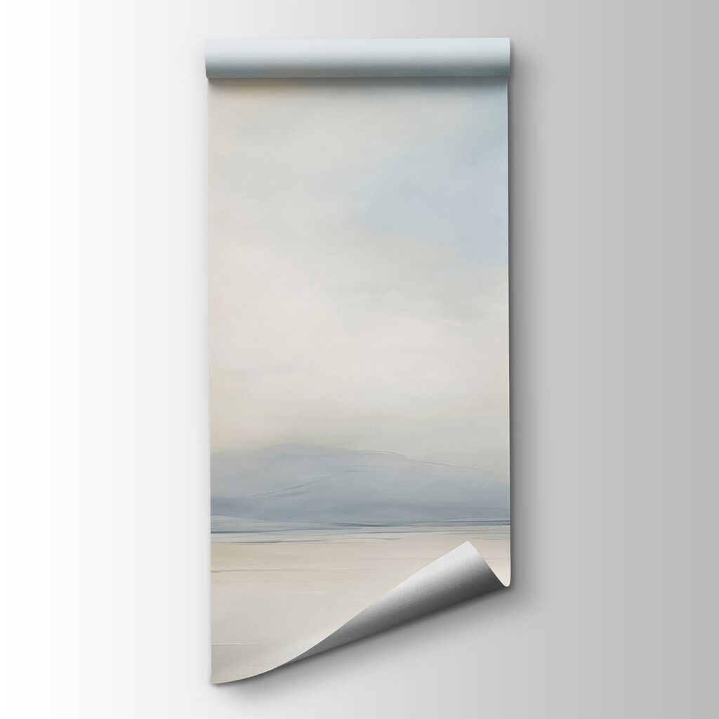 Landschap met water en wolken — productweergave