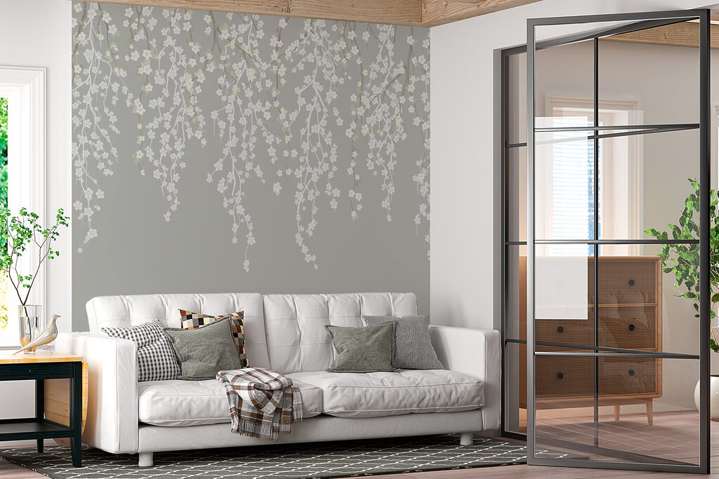 Bloemslierten in zachte herhaling — interieur 2