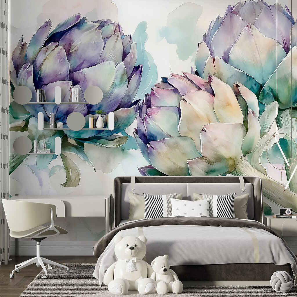 Artisjokken op witte achtergrond — interieur 4