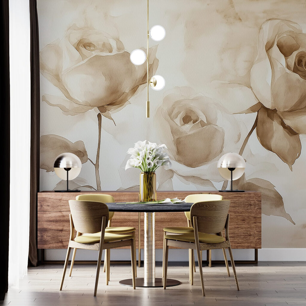 Drie rozen in sepia — interieur 3