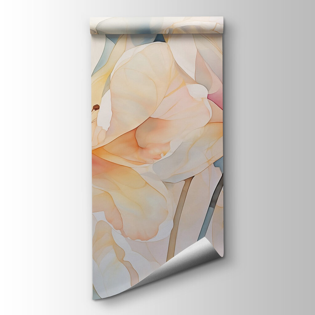 Grote bloemen in pastelnevel — productweergave