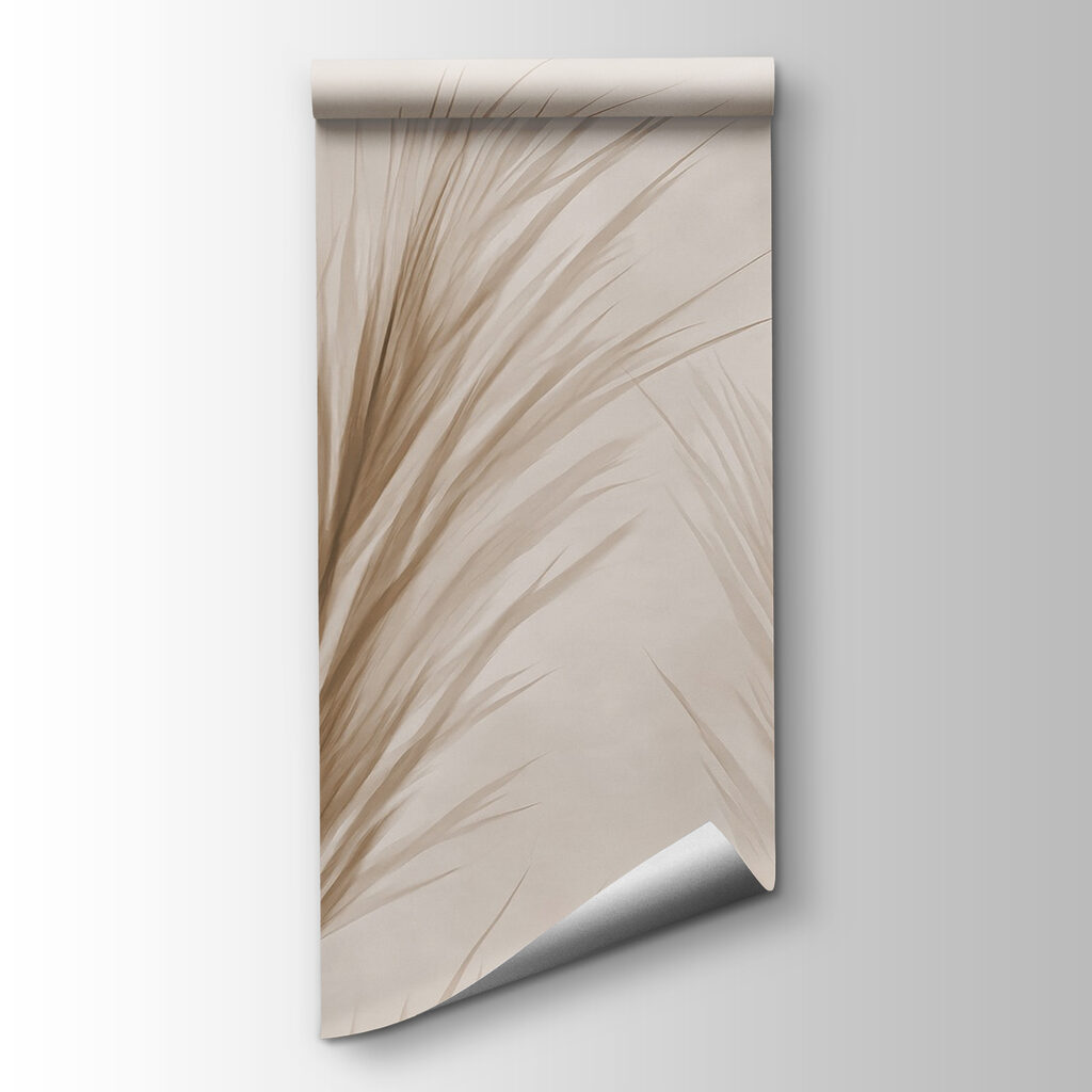 Zachte pluimen in beige — productweergave