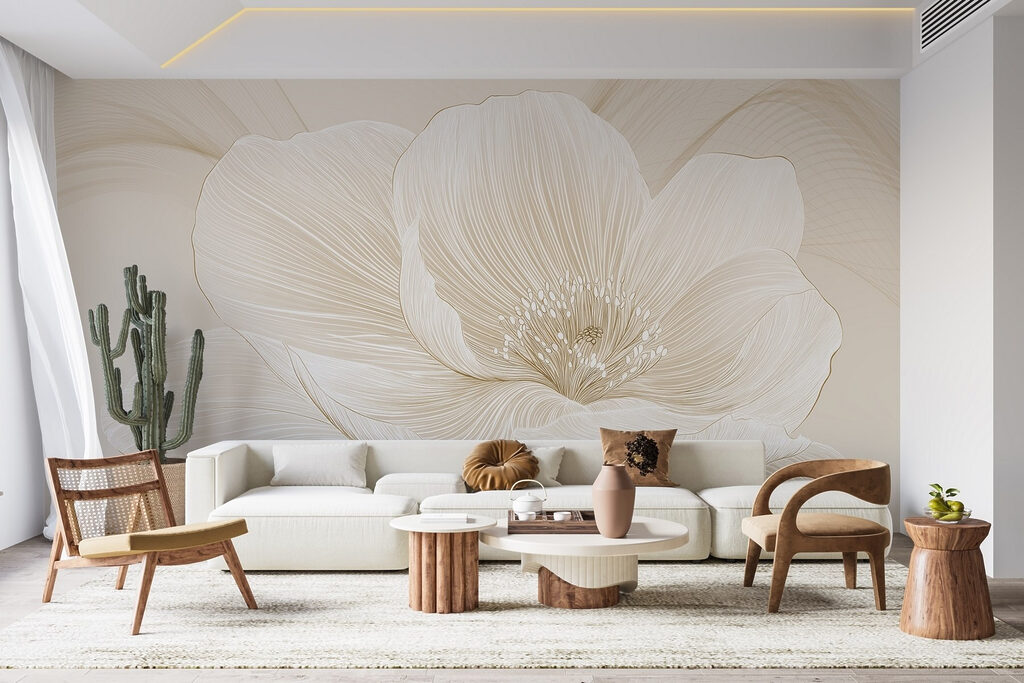 Bloem met fijne ribben — interieur 2