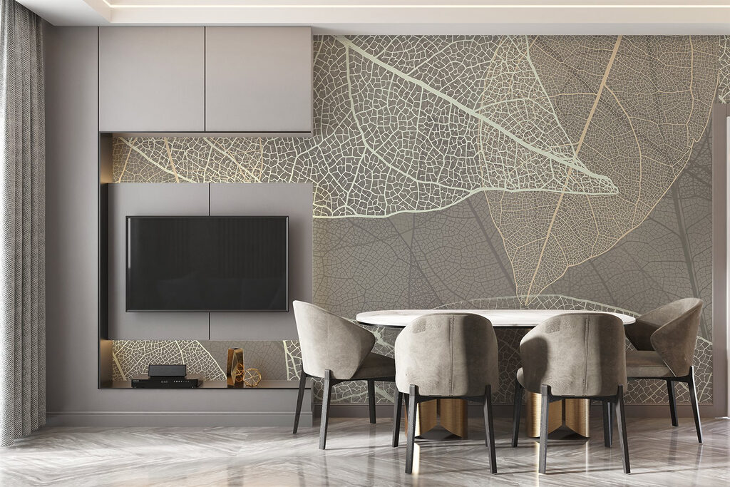 Delicate patronen van bladnerven — interieur 5