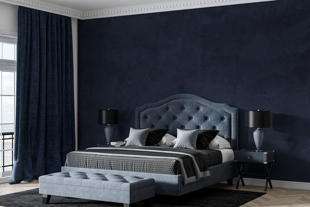 Een diepblauw, rustgevend oppervlak in het zicht — interieur 1