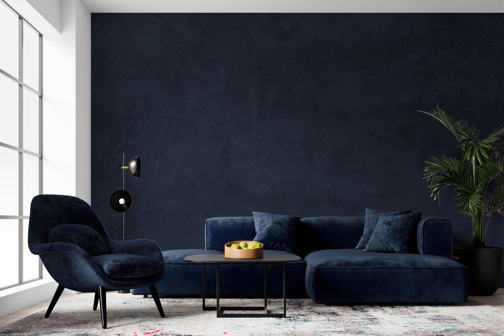 Een diepblauw, rustgevend oppervlak in het zicht — interieur 2