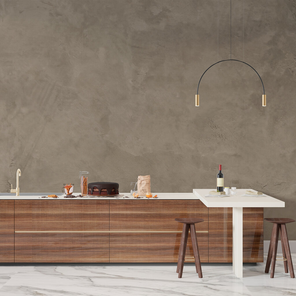 Diepe kleur met patinasporen — interieur 3