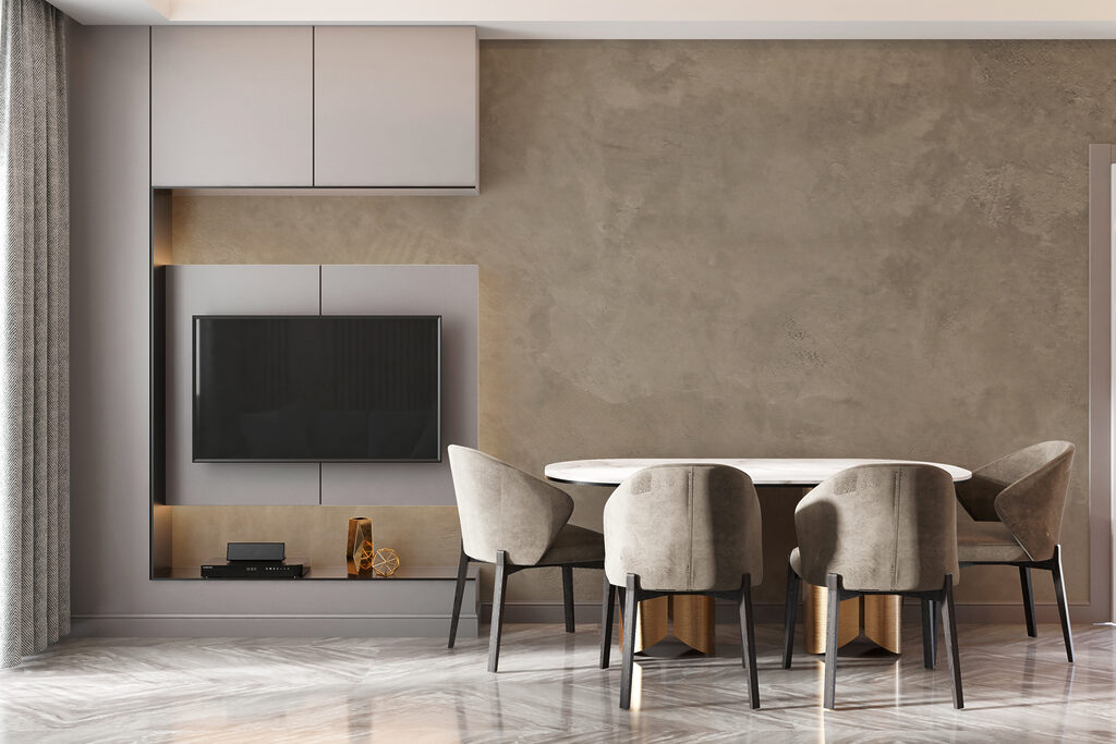 Diepe kleur met patinasporen — interieur 4