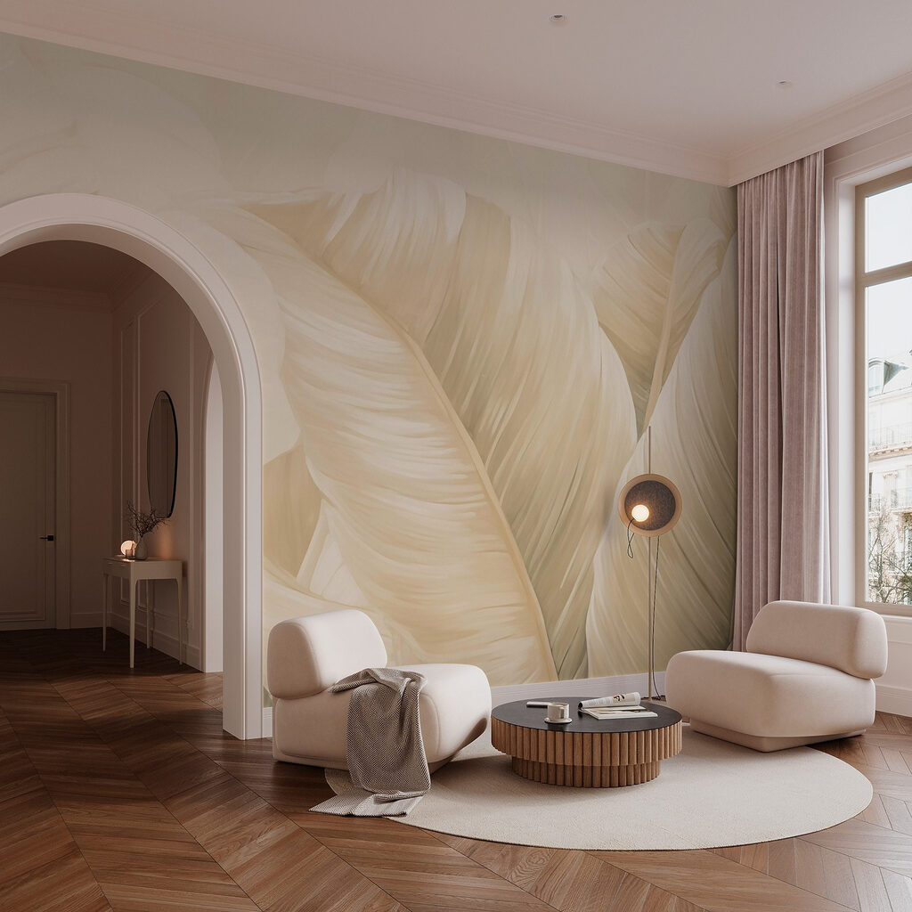 Licht blad van dichtbij — interieur 2