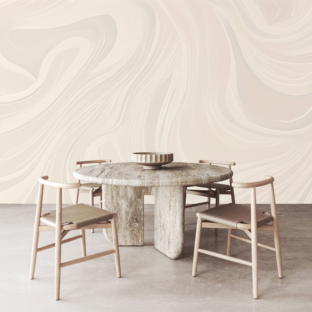 Fijne lijnen vormen golven — interieur 3